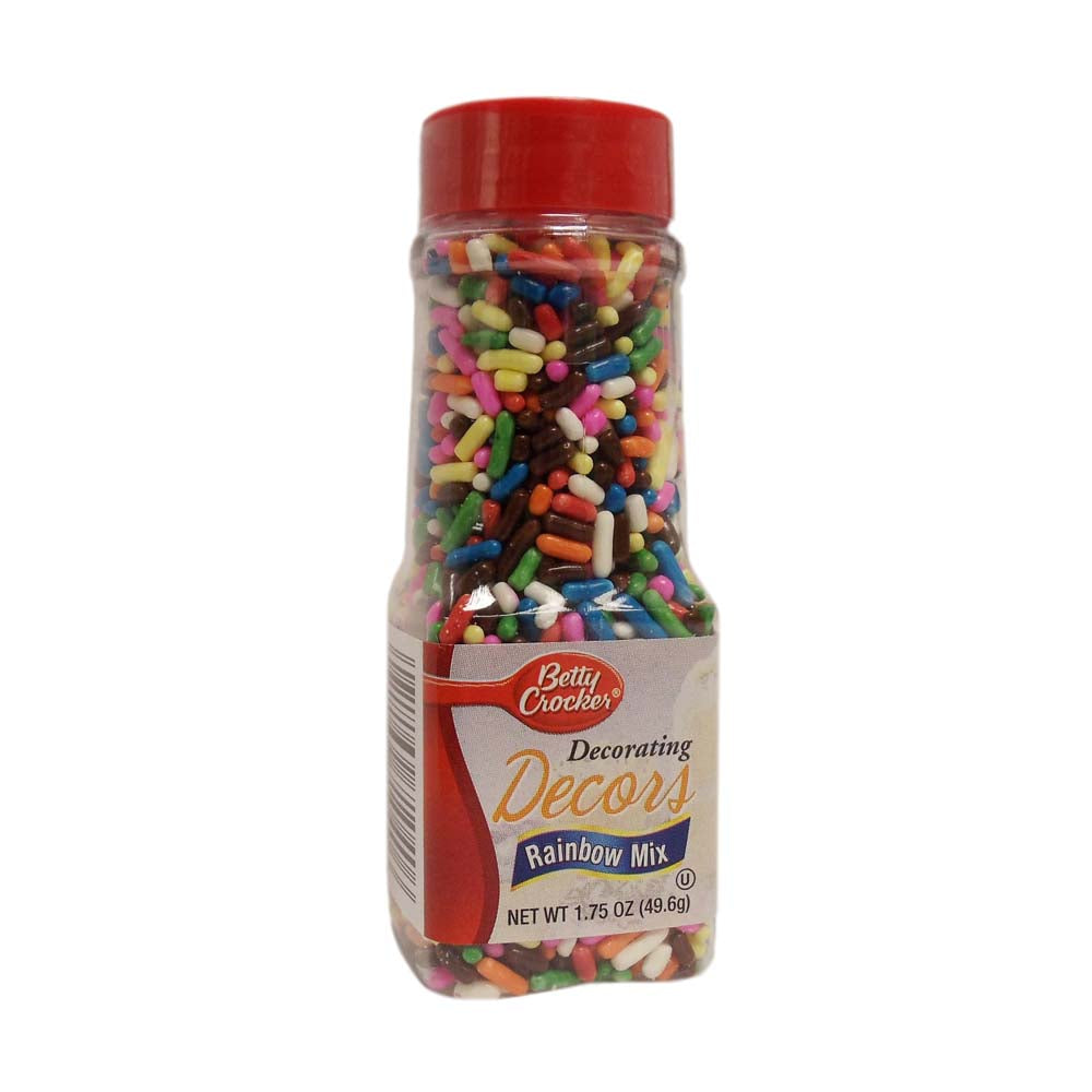 Betty Crocker Decorating Decors, Rainbow Mix, 1.75 Oz., 1 Each, By Signature