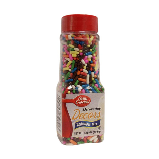 Betty Crocker Decorating Decors, Rainbow Mix, 1.75 Oz., 1 Each, By Signature