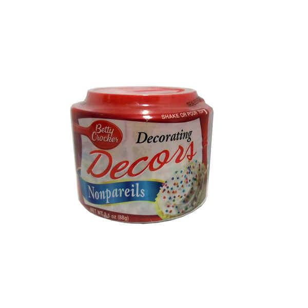 Betty Crocker Nonpareil Decor Shakers, 3.1 Oz., Case Of 12, By Signature