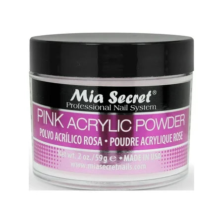 Professional Acrylic Nail System Pink Acrylic Powder 2 Oz, 1 Each, By Mia Secret