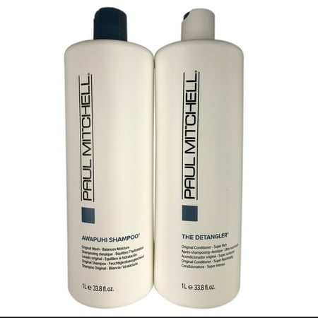 Paul Mitchell Awapuhi Shampoo & the Detangler Duo 33.8oz