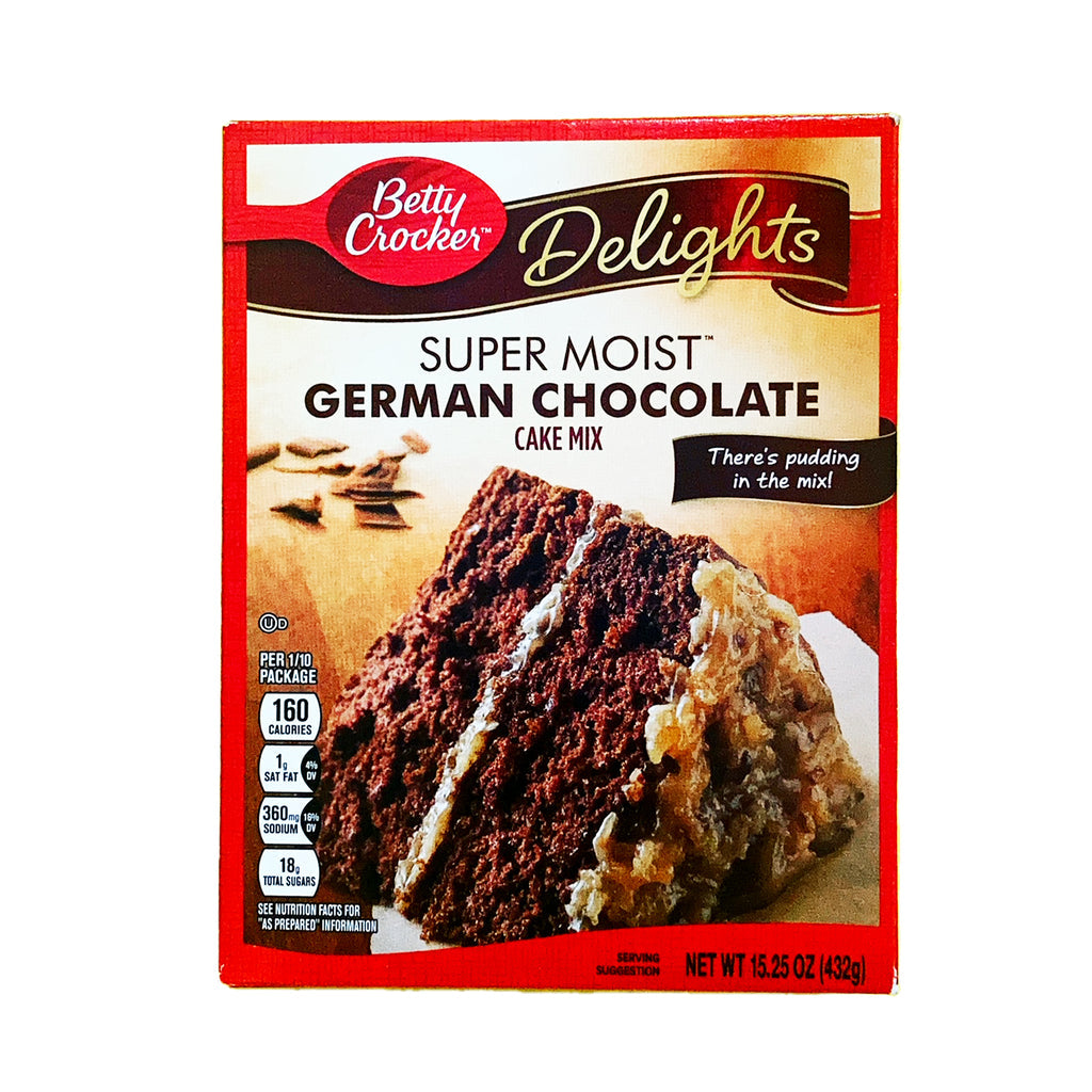 Betty Crocker Delights Supreme Cake Mix German Chocolate