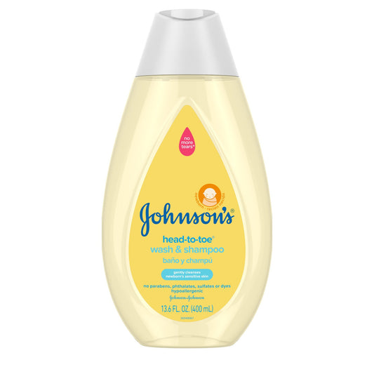 Johnson & Johnson Baby Body Wash & Shampoo, 16.9 FL oz - 13.5 oz