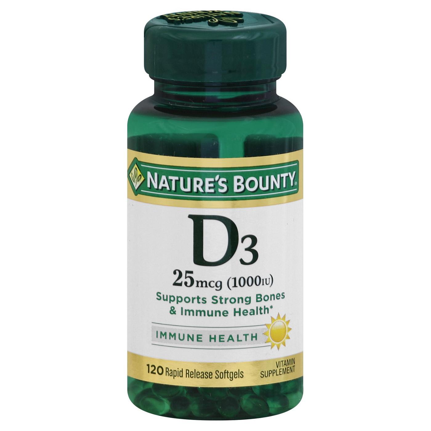 Nature's Bounty Vitamin D 1000 Iu Tablets