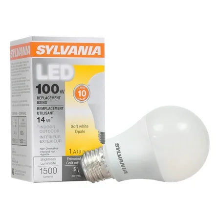 Sylvania LED Light Bulb 100W Equivalent A19 Soft White, 1 Each, By Sylvania