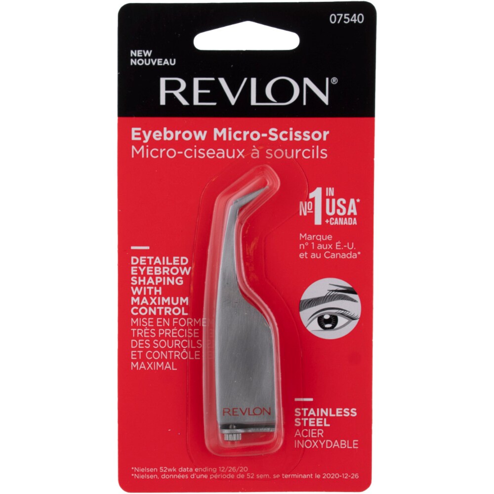 Revlon Brow Micro-Scissor Detailed Eyebrow Shaping with Maximum Control Stainl