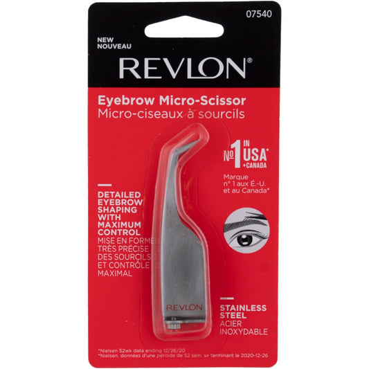 Revlon Brow Micro-Scissor Detailed Eyebrow Shaping with Maximum Control Stainl