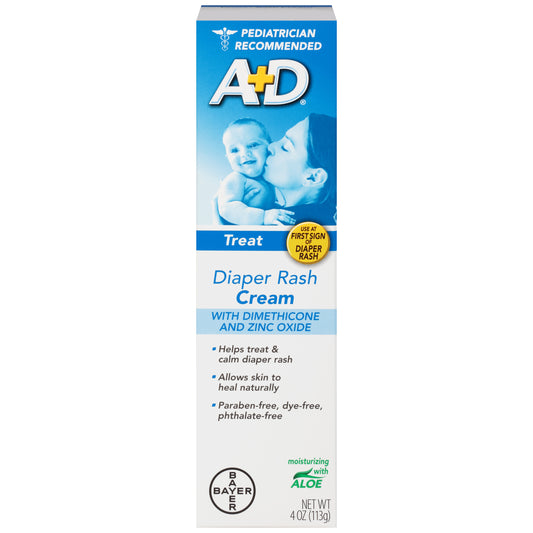 A & D Zinc Oxide Cream 4oz