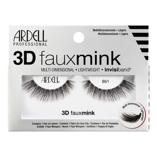 Ardell False Eyelashes 3d Faux Mink 861, 1 Pair