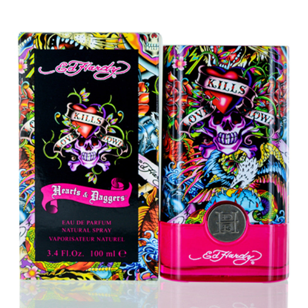 Ed Hardy Hearts&Daggers (W) Edp Sp 3.4oz (Li)