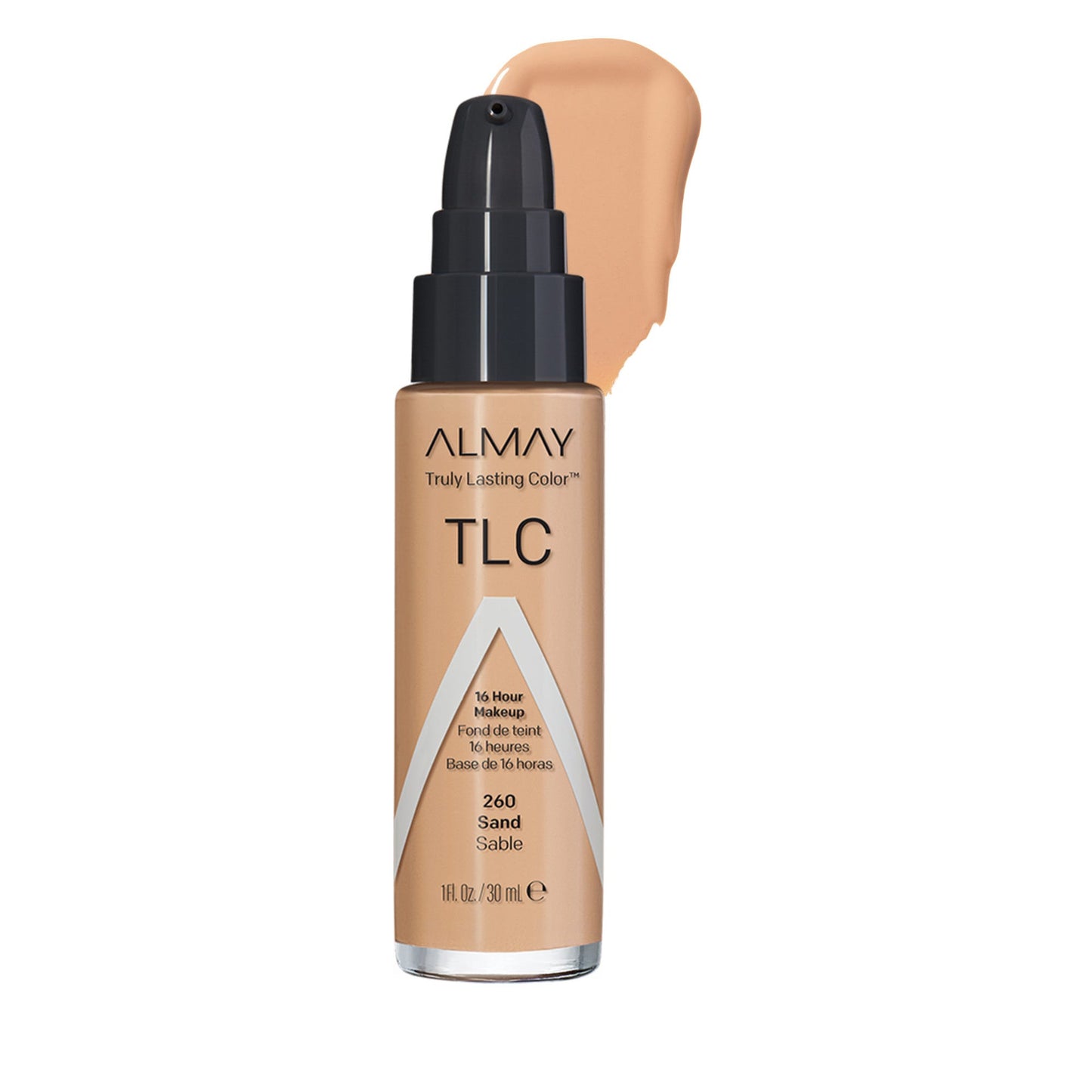 Almay TLC Truly Lasting Color 16 Hour Makeup, 1 fl. oz. 260 Sand