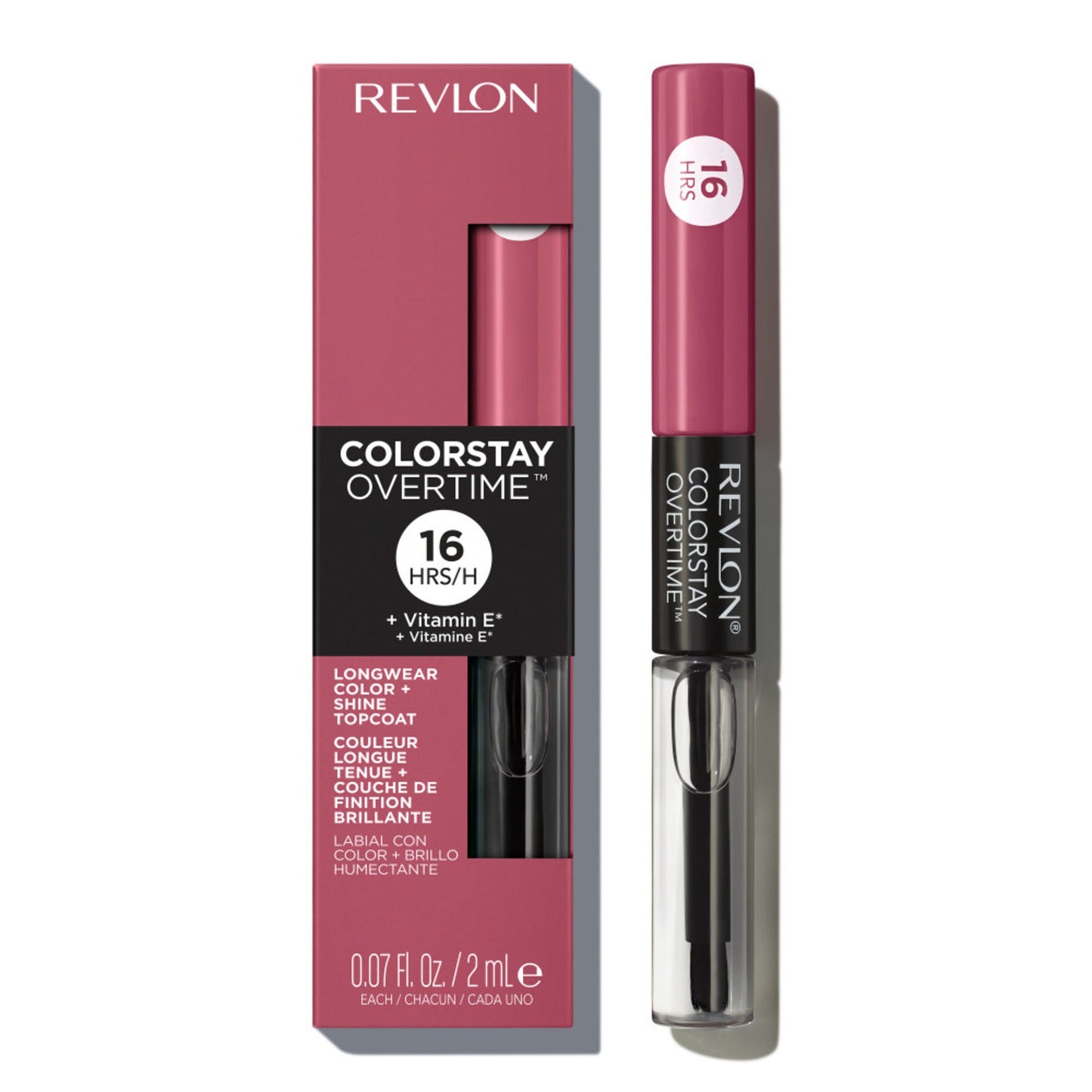 Revlon Colorstay Overtime Moisturizing Gloss Lipstick With Vitamin E 005 Infinity Raspberry