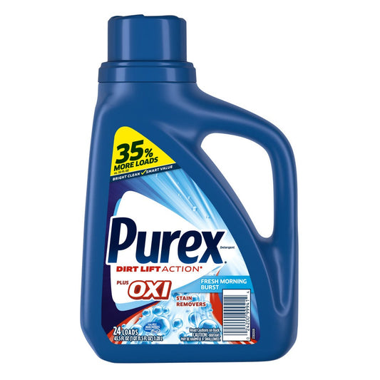 Triple Action Plus Oxi & Zout Fresh Morning Burst Laundry Detergent 43.5 FL OZ P