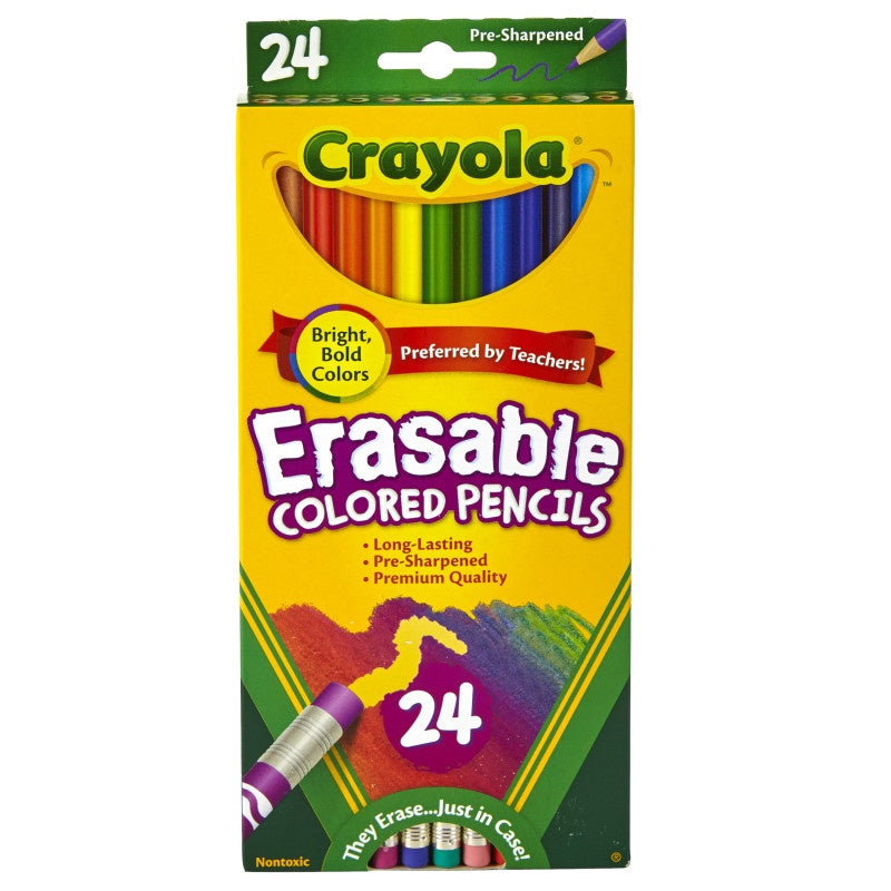 Crayola Erase Colored Pencils 24ct