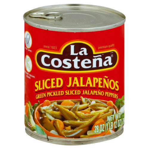 La Costena Slcd Jalapeno 28 Oz