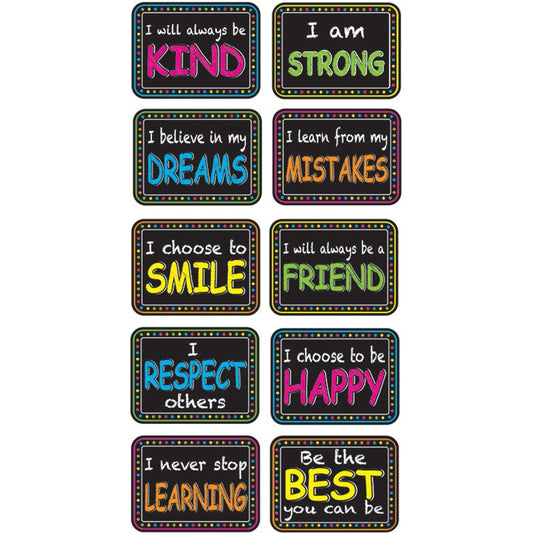 Ashley Motivation Phrase Mini Whitebrd Eraser 10/Pk