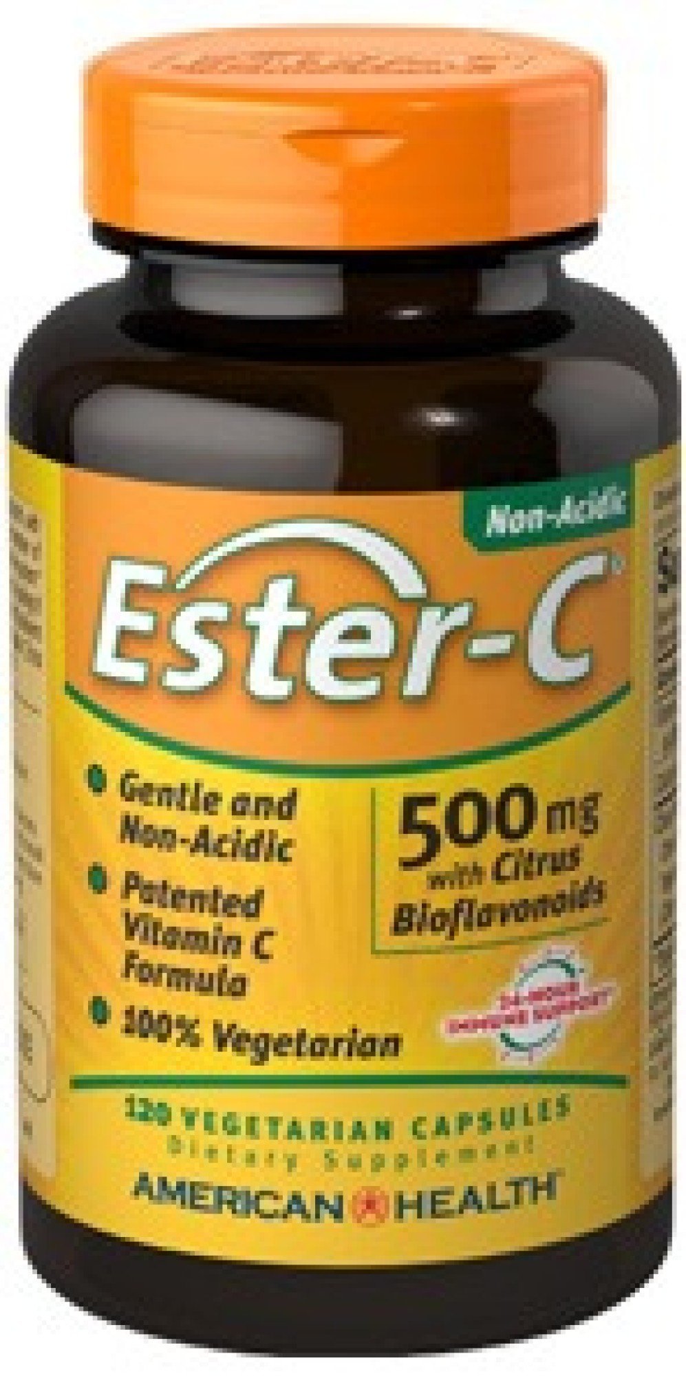 American Health Ester-C 500mg with Citrus Bioflavonoids, Veggie Caps, 120 ea