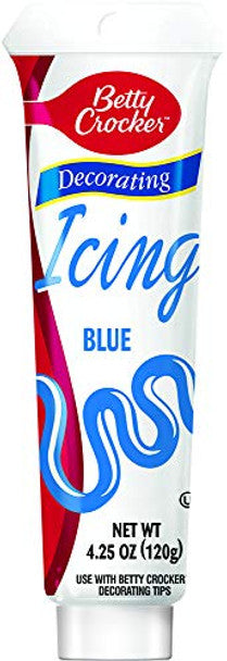 Betty Crocker Decorating Icing In Tube, Blue, 4.25 Oz/ 120g, 72/Cs