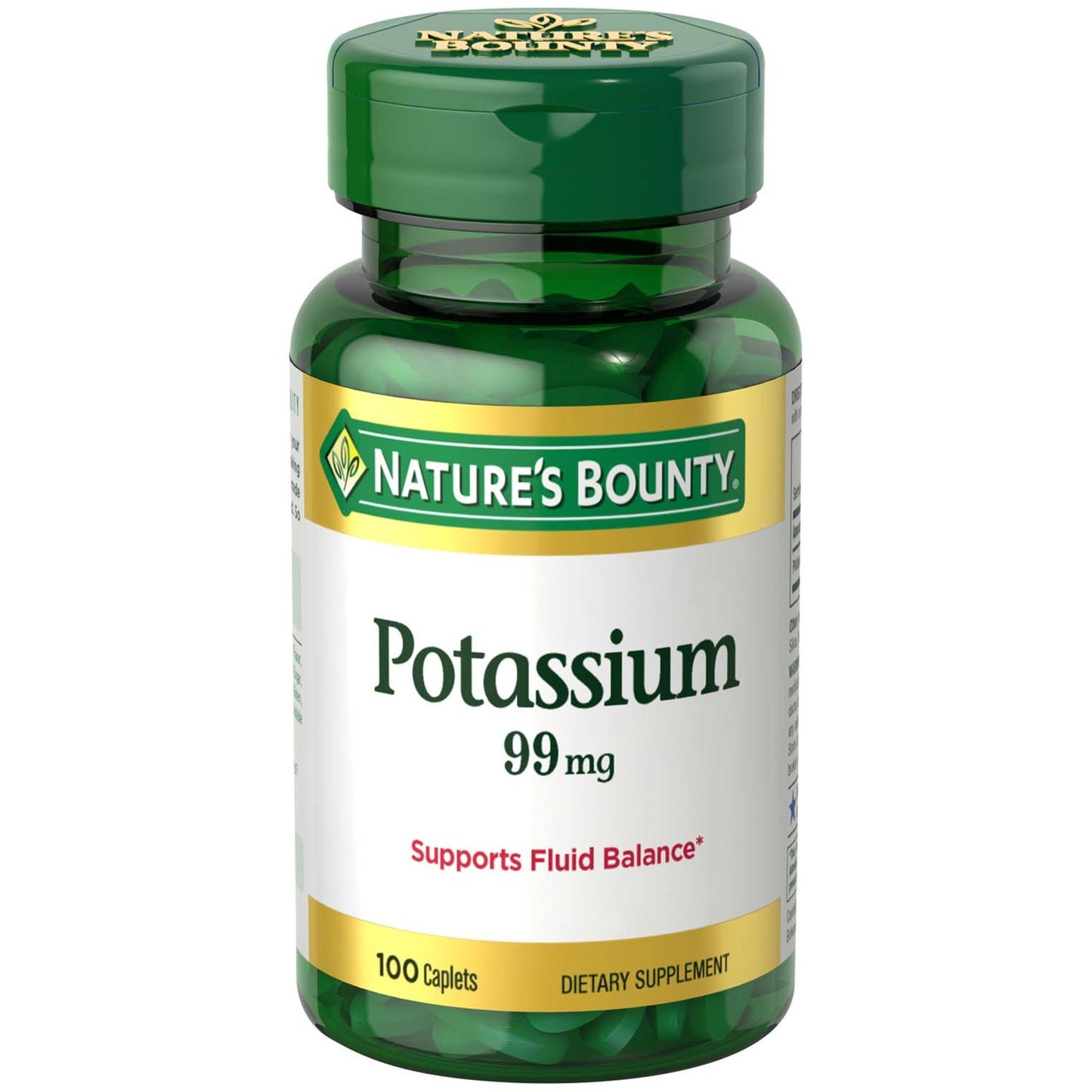 Nature's Bounty - Potassium Gluconate Caplets 100.00 ct