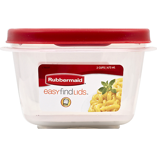 Easy-Find Lid Food Storage Container, 2-Cups