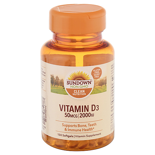 Sundown Vitamin D 2000 Iu Tablets 150ct