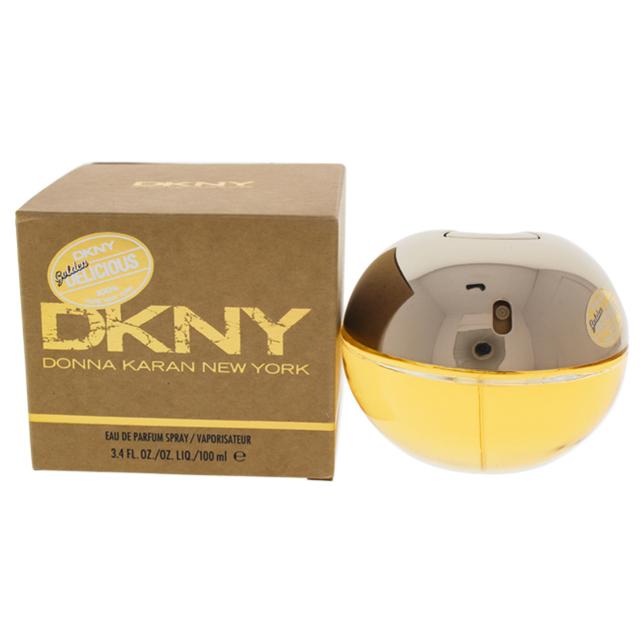 Donna Karan Dkny Golden Delicious Eau De Parfum Spray Perfume For Women 3.4oz