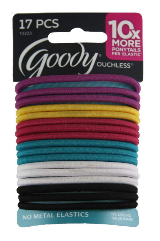 Goody Women's Ouchless Brooke 4mm Hair ElastiColorstay (17-Pack)