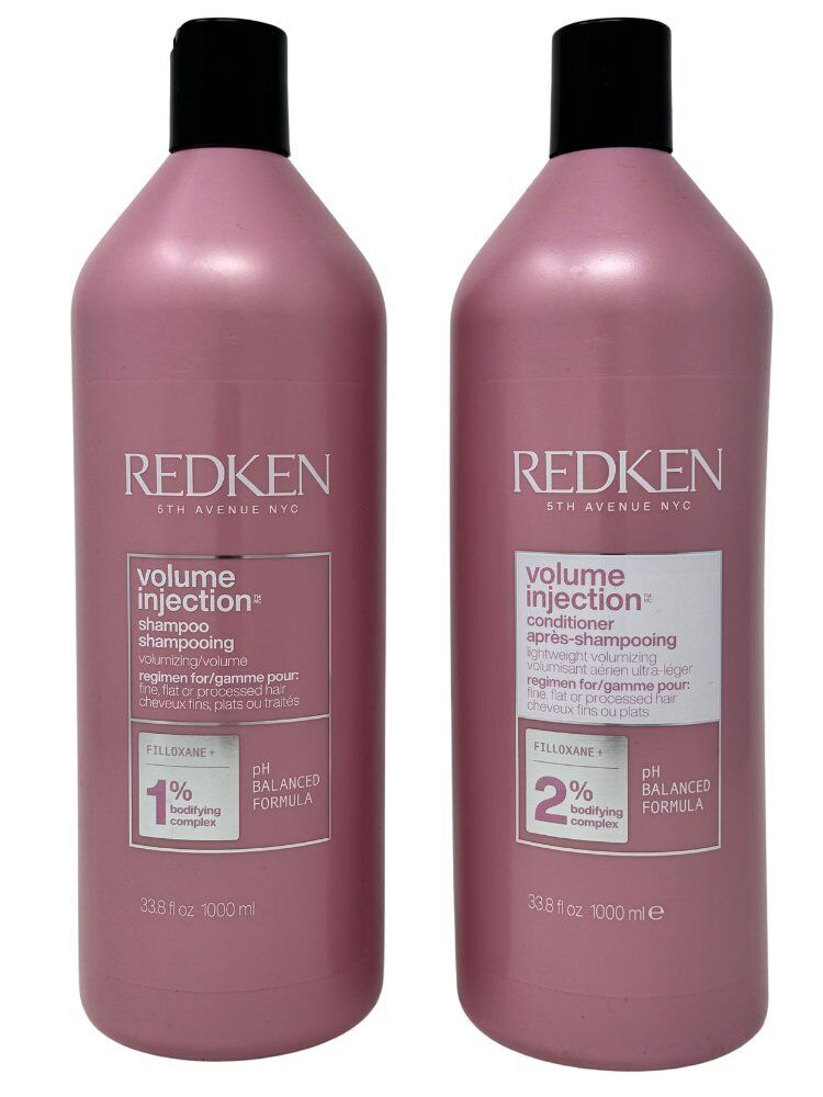 Redken Volume Injection Shampoo & Conditioneritioner Duo 33.8oz