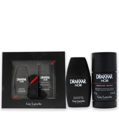 Guy Laroche Drakkar Noir Giftset Edt Spray 100ml Deo Stick 75g