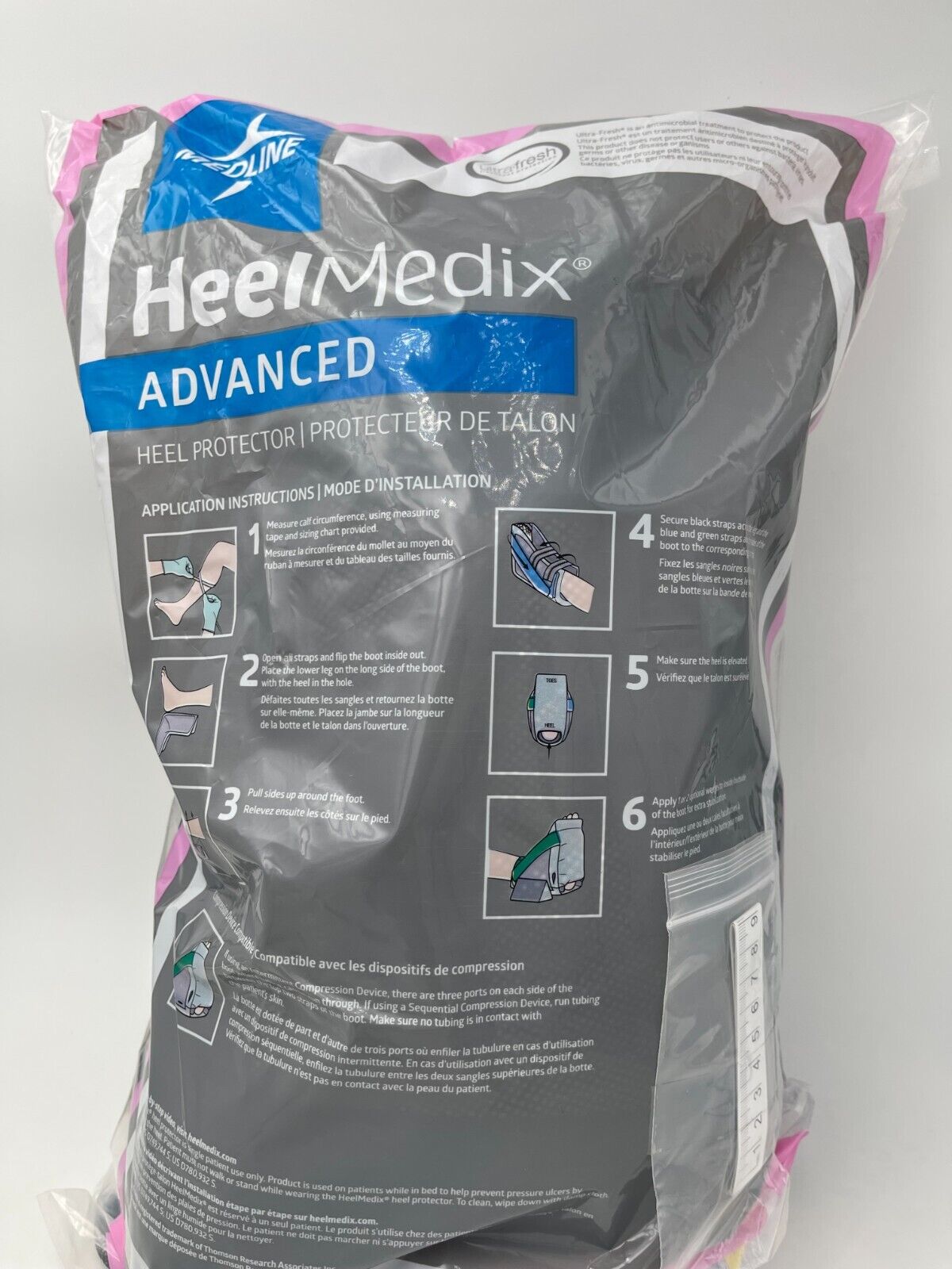 Protector, Heel: Heelmedix Heel Protector With Adjustable Hook-And-Loop Closure, One Size Fits Most