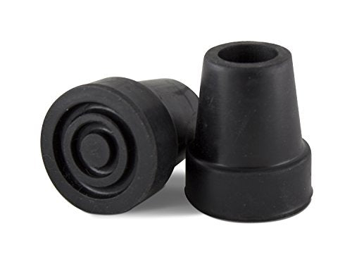 Essential Medical Supply T10034bl Cane Tips, Black - 3/4 Inch