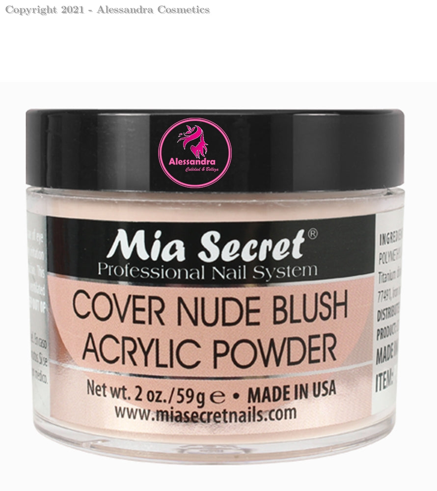 Mia Secret Cover Nude Blush Acrylic Powder 2 Oz