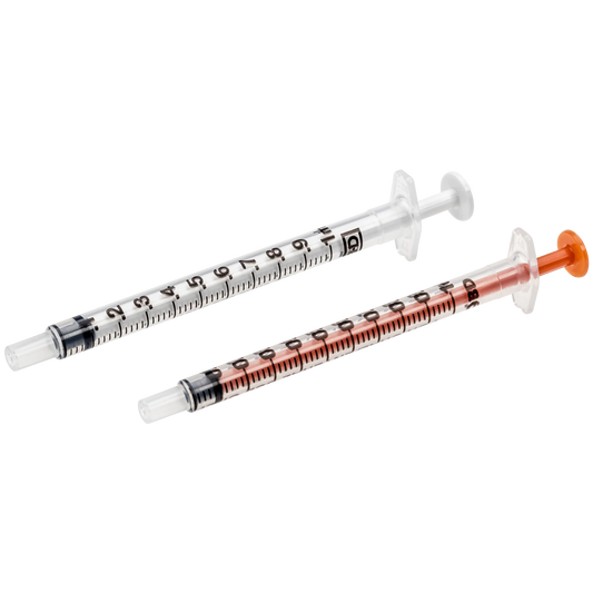 BD Oral Syringes with Tip Cap, Clear, 3 mL, 500/Ca