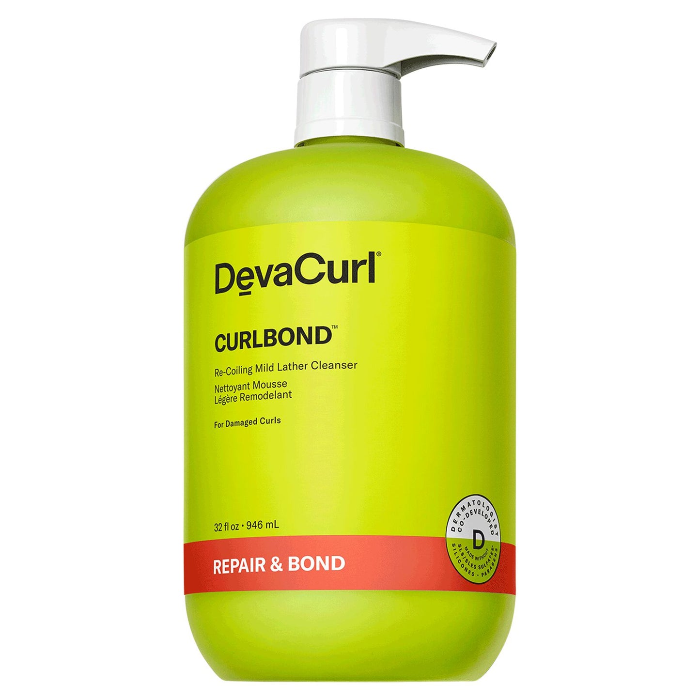 Devacurl Curlbond Re-Coiling Mild Lather Cleanser 946ml/32oz