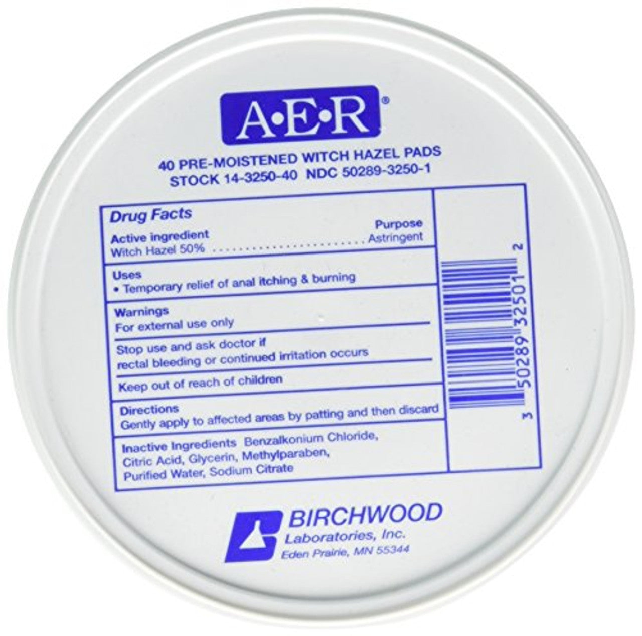 Witch Hazel Pad A.e.r. 40