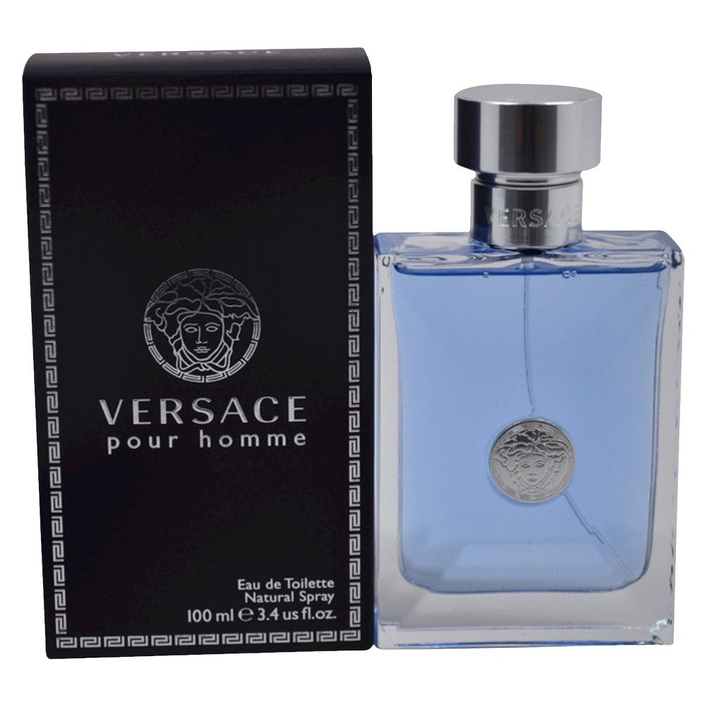 Versace Men's Pour Homme Eau de Toilette Spray, 3.4 oz. 1 Each, By Versace