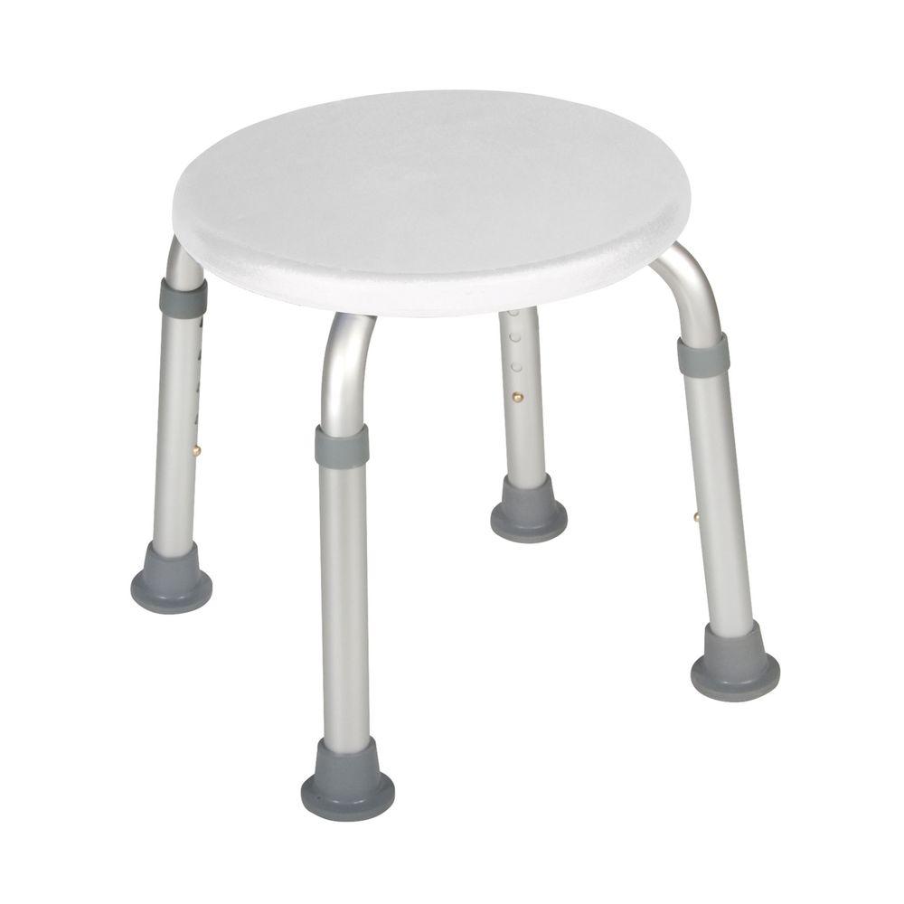 Drive Shw Stool W/O Arms Alum