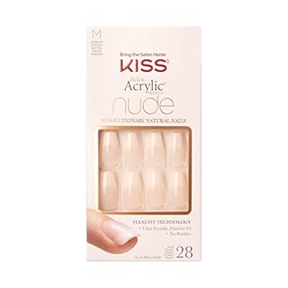 KISS Salon Acrylic Nude French Manicure, Leilani, 1 Pack Each, By Kiss Products