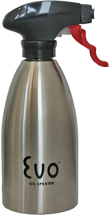 Evo Oil Sprayer, 16 Oz., 18/8 Stainless Steel