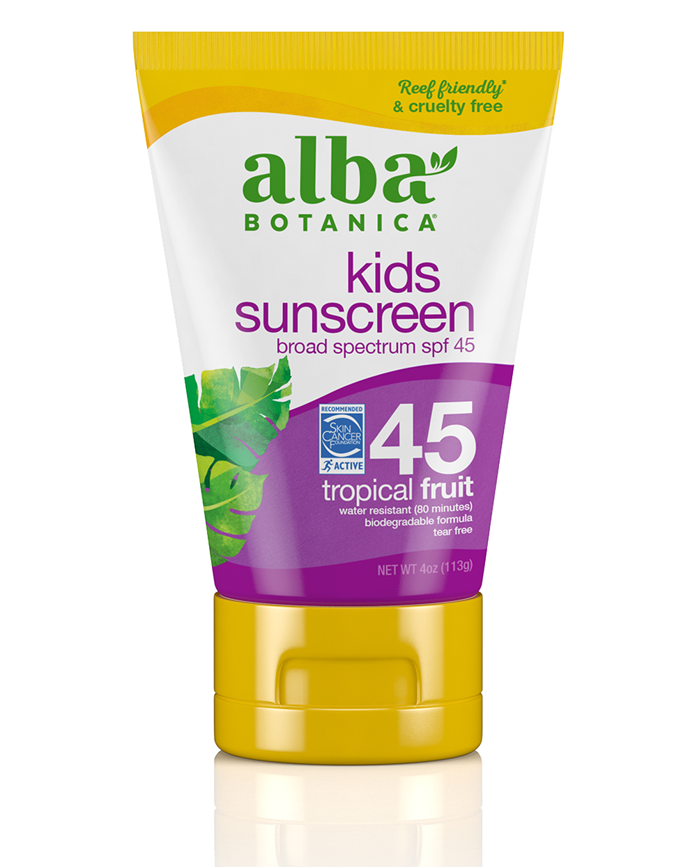 Alba Bot Kids Sunscrn Spf 45 4oz.