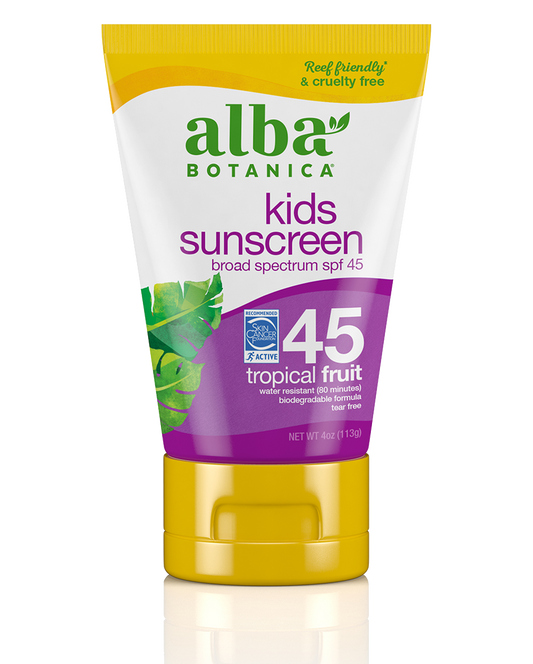 Alba Bot Kids Sunscrn Spf 45 4oz.