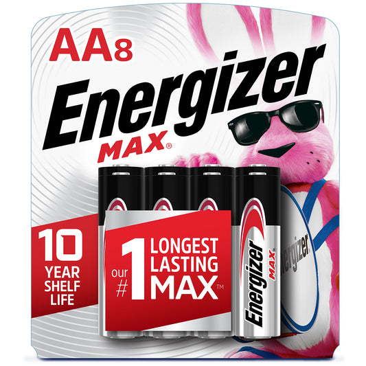 Energizer - Max -Alkaline AA batteries 8.00 ct