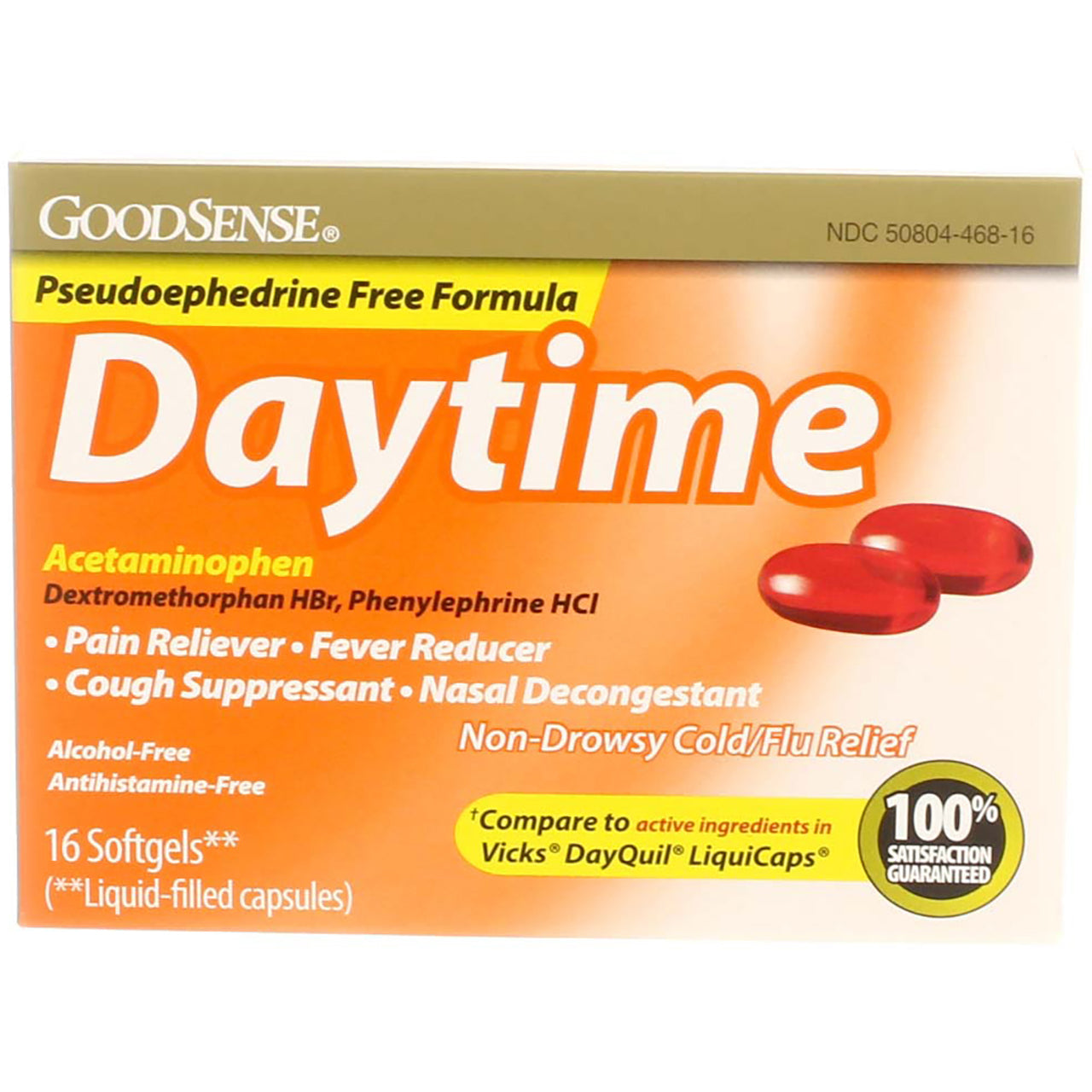 Goodsense Daytime Multi-Symptom Relief 325mg Caplets 16ea