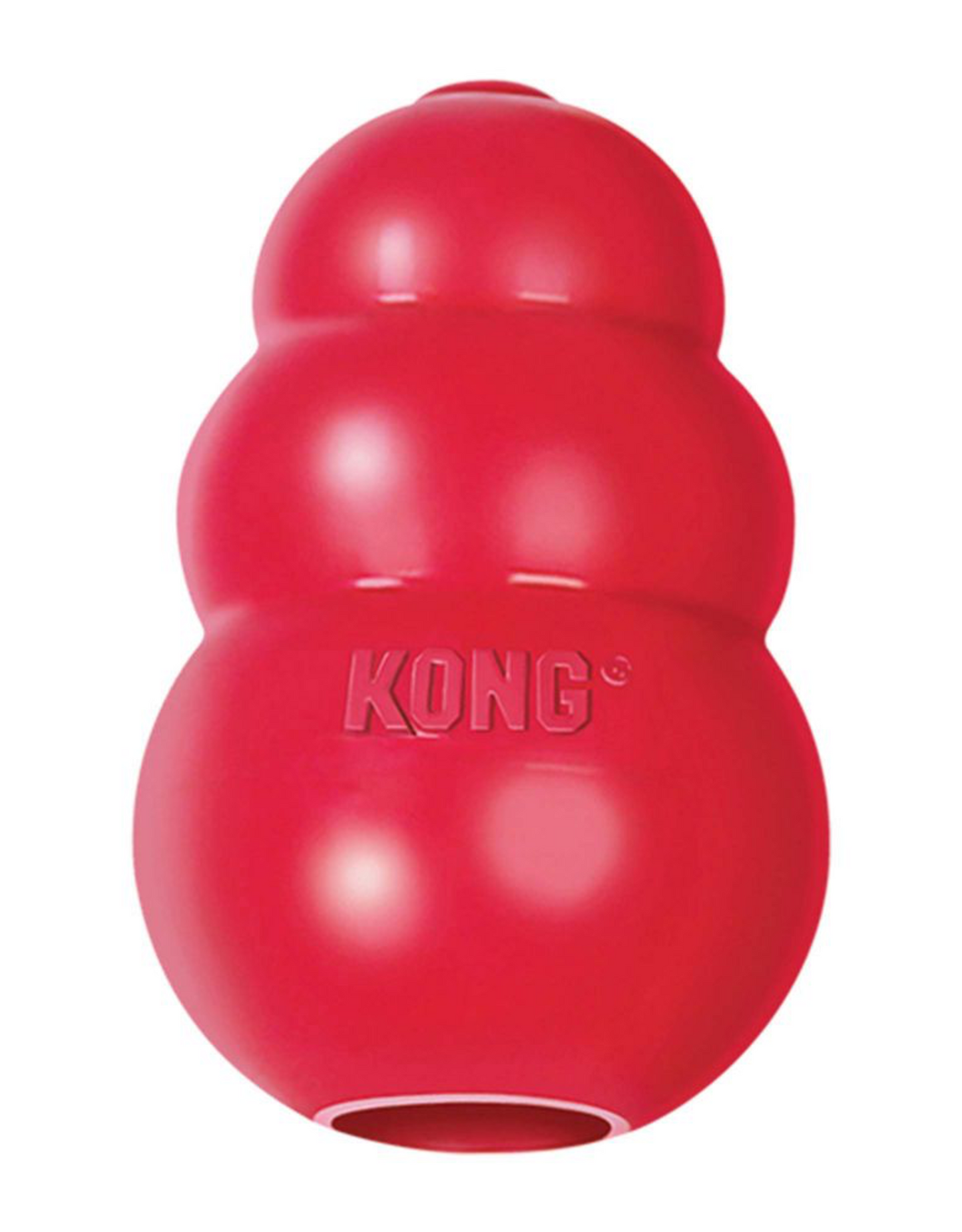 Kong T2 Classic All-Natural Rubber Dog Toy, Red, Medium