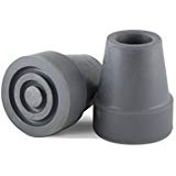 Essential Medical Supply T10034g Cane Tips, Gray, 3/4 Inch