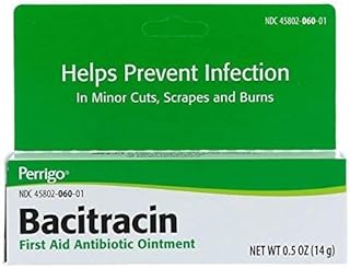 Bacitracin First Aid Antibiotic Ointment, 0.5 Oz, 1 Each, By Perrigo