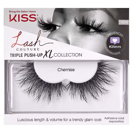 KISS Products Triple Pushup False Eyelashes, XL Collection 2ct, 1 Pair Each, Kiss Products