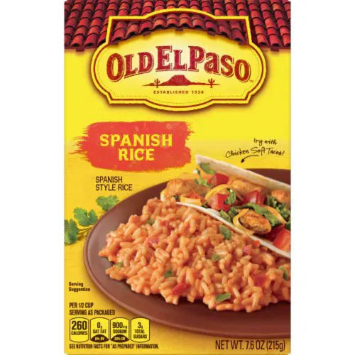 Old El Paso Spanish Rice, 7.6t, 1 Box Each By Old El Paso