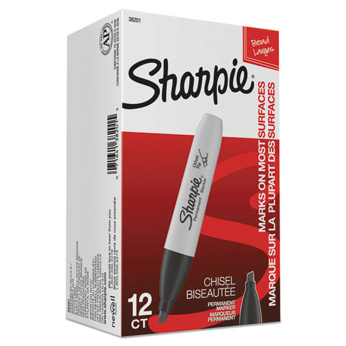 Sanford Sharpie Chisel 1dz Black