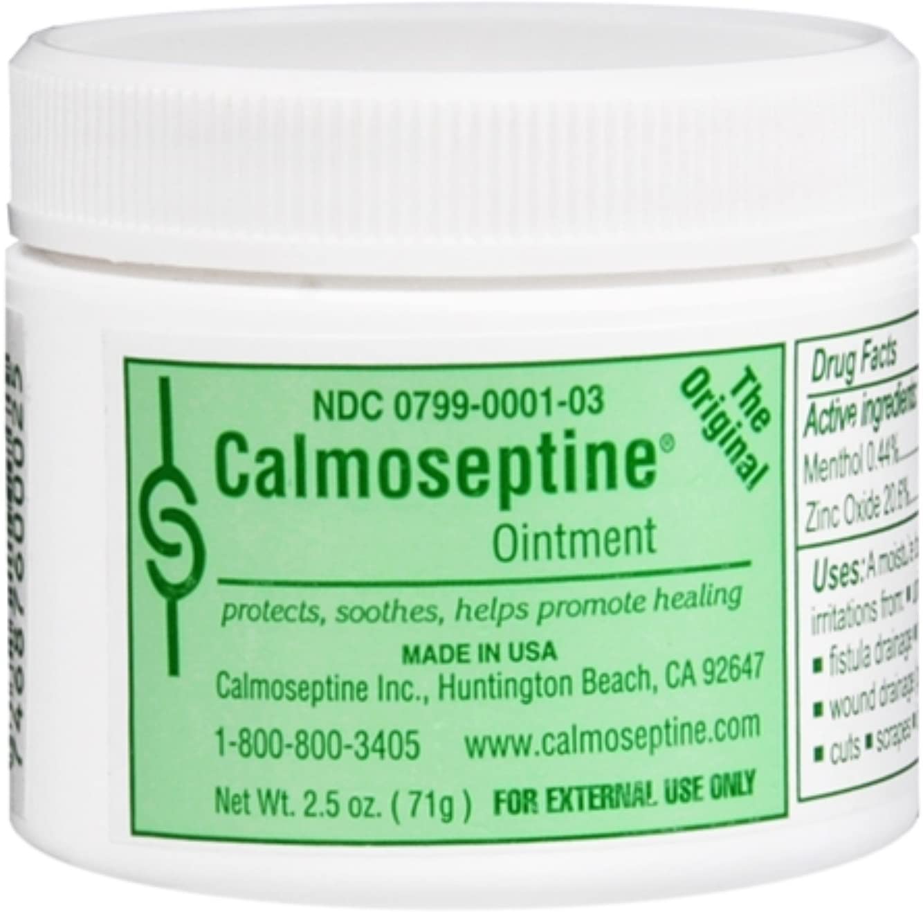 Calmoseptine Ointment Jar 2.5oz